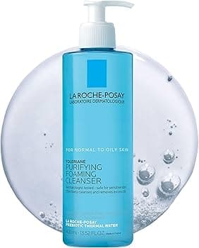 La Roche-Posay La Roche-Posay Toleriane Purifying Foaming Facial Cleanser, Oil Free Face Wash for Women & Men with Niacinamide + Ceramides, Pore Cleanser Safe For Sensitive Skin, Won’t Dry Out Skin, Soap Free