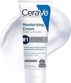 CeraVe CeraVe Moisturizing Cream, Face Body Moisturizer, Normal to Dry Skin, 8 Fl Oz