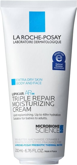 La Roche-Posay Lipikar AP+ Triple Repair Moisturizing Cream | Face & Body Lotion For Dry Skin | Shea Butter & Niacinamide Moisturizer | Gentle Face & Body Cream For Dry, Rough & Sensitive Skin