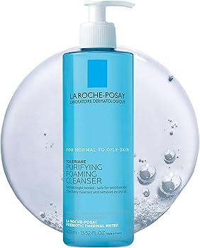 La Roche-Posay Toleriane Purifying Foaming Facial Cleanser, Oil Free Face Wash for Women & Men with Niacinamide + Ceramides, Pore Cleanser Safe For Sensitive Skin, Won’t Dry Out Skin, Soap Free