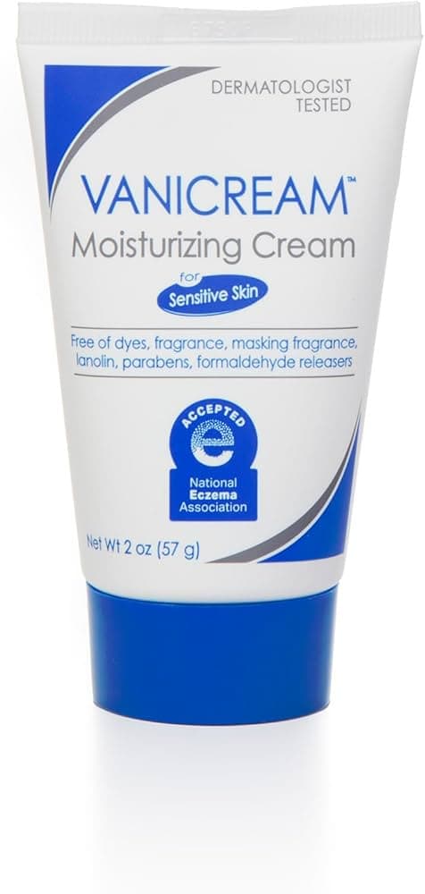 Vanicream Vanicream Moisturizing Skin Lotion Tube for Sensitive Skin, Soothes Red, Irritated, Cracked or Itchy Skin, Dye Free, Fragrance Free, Preservative Free, Dermatologist Tested, 2 Ounce (Pack of 1)