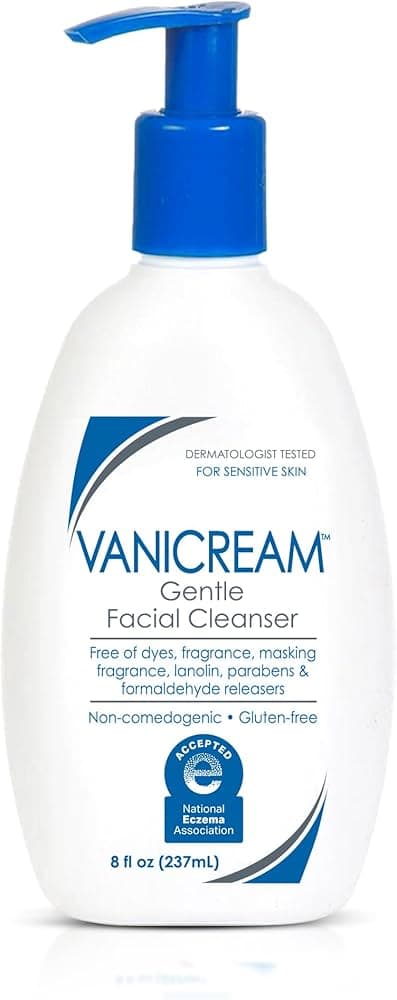 Vanicream Vanicream Gentle Facial Cleanser with Pump Dispenser - 8 fl oz - Formulated Without Common Irritants for Those with Sensitive Skin
