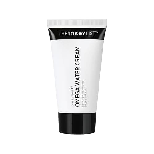The INKEY List The INKEY List Omega Water Cream 1.69 fl oz/50ml, Oil-Free Face Moisturiser, Lightweight Gel, Vegan Friendly Skincare, Suitable For Blemish Prone Skin